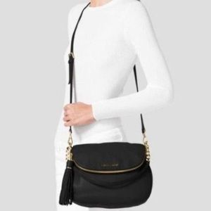 Michael Kors Bedford Convertible Crossbody Bag Tan